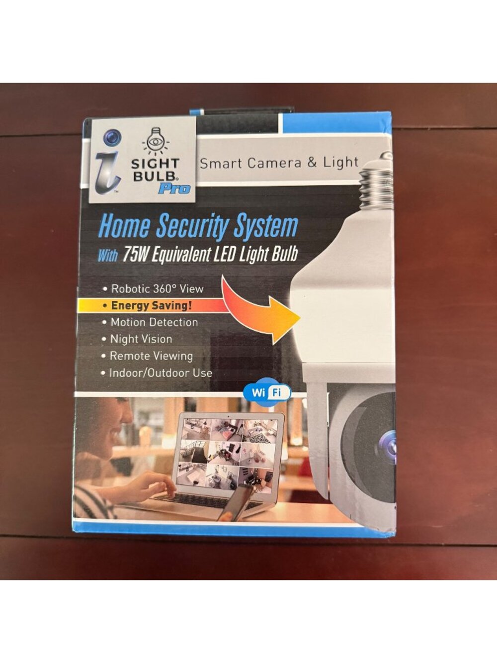 Sight Bulb Motion Detecting 360-Degree Indoor/Outdoor WiFi Home Security Camera